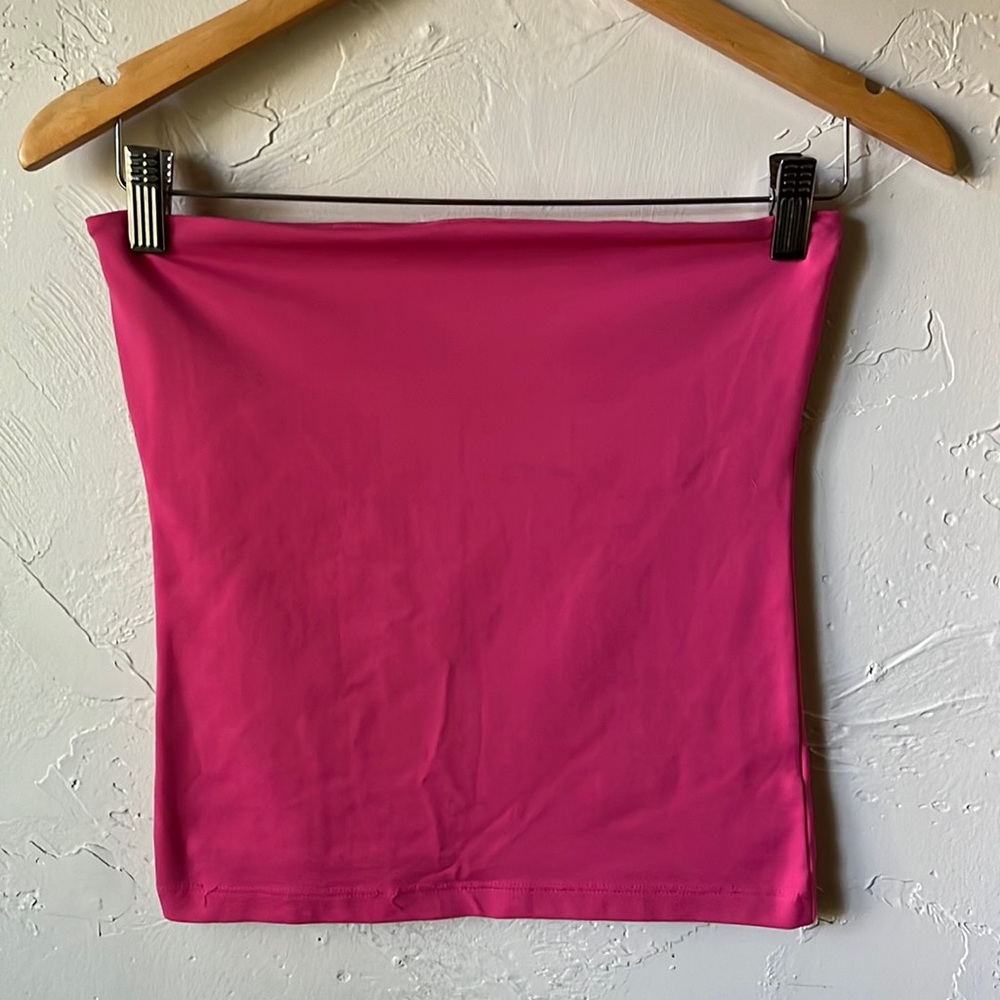 Pink tube top